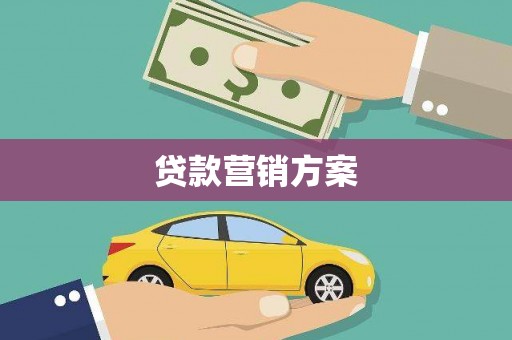 洋山贷款营销方案