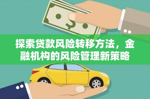 洋山探索贷款风险转移方法，金融机构的风险管理新策略