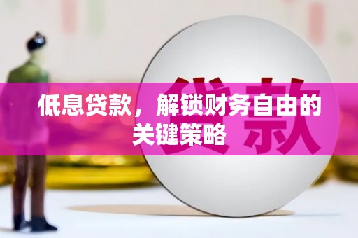 洋山低息贷款，解锁财务自由的关键策略