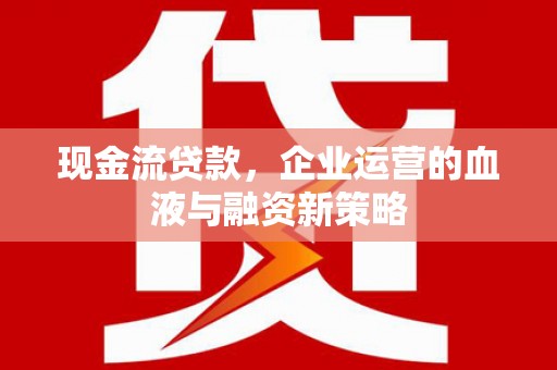 洋山现金流贷款，企业运营的血液与融资新策略