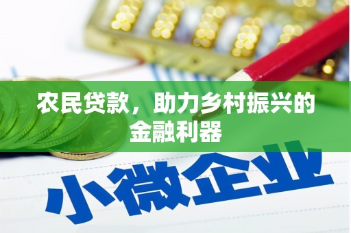 洋山农民贷款，助力乡村振兴的金融利器