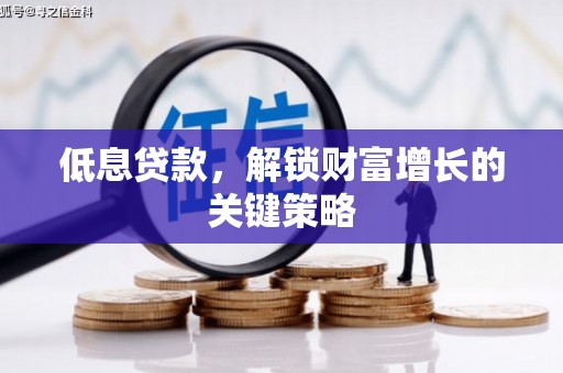 洋山低息贷款，解锁财富增长的关键策略