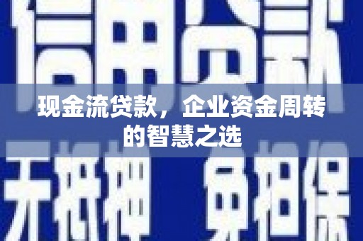 洋山现金流贷款，企业资金周转的智慧之选