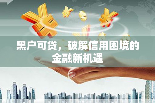洋山黑户可贷，破解信用困境的金融新机遇