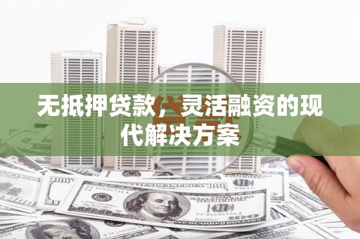 洋山无抵押贷款，灵活融资的现代解决方案